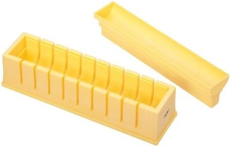 KitchenCraft World of Flavours Japanese Style Sushi Making Kit, Yellow, 23 x 6 x 7 cm