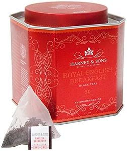 Harney & Sons Royal English Breakfast Herbal Tea Historic Royal Palaces Tin of 30 Sachets