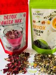 Combo of RLB-CHOICE Floral Fusion Detox Water Mix 50 gm & RLB-CHOICE Loose Leaves Detox Green Tea 80 gm : Rlb-Choice Floral Fusion Detox Water Mix Rose Petal, Ginger, Mint Bliss|Boost Immunity|Remove Toxins|Helps In Weight Loss - 50 gm & Rlb Choice-Detox Loose Leaves Green Tea-Your Path To Wellness-Purity In Every Sip, Better Digestion, Boost Immunity, Skin Glow - 80 gm