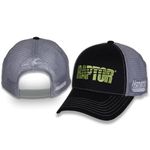 William Byron #24 NASCAR 2024 Raptor Sponsor Black Gray Mesh Racing Snapback Hat, Black, One size