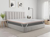 Dormeo Full Size Mattress Topper - Relieving Octaspring Technology Mattress Topper - Full Size Foam Mattress Topper, Cooling Mattress Topper - 3 inch Mattress Topper Full - Bed Topper Full Size