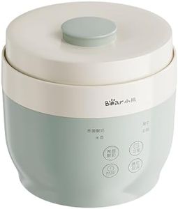 Electric Greek Yogurt Maker, Yoghurt Maker Machine with Strainer and Timer Control, Automatic Digital Control with 2 Glass Jars for Home Organic Yogurt, Cheese,Green
