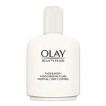 Olay Beauty Fluid Face And Body Moisturiser, with glycerin, 200 ml (Pack of 1)