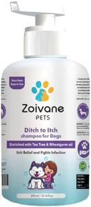 ZOIVANE Ditch to Itch & Anti Dandruff Dog Shampoo (300ml) | for Pomeranian, Shih tzu Puppy, German Shepherd, Labrador & Golden Retriever (Pack of 1)