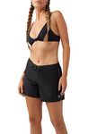 O'Neill Women's Standard Saltwater Solid Stretch 5" Boardshorts, Black | Saltwater Solids Whitecap 5, 15