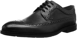 Clarks Men's Ronnie Limit Brogues, Black Black Leather Black Leather, 10 UK