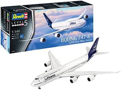 Revell 03891 Boeing 747-8 "Lufthansa" New Livery 1:144 Scale Unbuilt/Unpainted Plastic Model Kit
