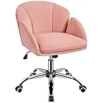 Yaheetech Cute Velvet Desk Chair fo