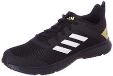 Adidas Men Mesh Racard M Running Shoe CBLACK/FTWWHT/HALGOL (UK-7)