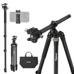 SmallRig 73" Camera Tripod, 360° Rotation Center Column Horizontal Tripod Monopod, with Smartphone Holder, Carrying Bag, Weight Bag, for DSLR Camera, Video Camcorder, Max Load 33lb/15kg - 4288