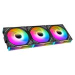 TZMRIT UNI FAN Infinity Fans 120mm,Rgb Fan 120mm,ARGB Fans 120mm Triple Pack,Daisy Chain PC Fans,Black