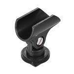 Andoer 19mm Plastic Mic Microphone Holder Clip with Hot Shoe & 1/4" Screw Hole for DSLR Camera