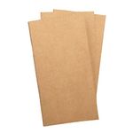 Blank Travelers Notebook Refill 3-Pack 4.5 x 8.5 Inch 100gsm Thick Standard Size Unlined Inserts, 192 Pages. Perfect for Sketching, Drawing