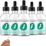 2024 New 5pcs Nail Fungus Treat-ment for Toenail, Kerassentials Toenail Fungus Treat-ment Oil, Kerassentials for Toenail Fungus, Kerasentials Nail Treat-ment, 30ml/1fl.oz