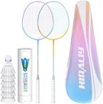 HIRALIY Badminton Rackets Set for B