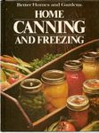 Better Homes and Gardens Home Canning and Freezing (Better Homes and Gardens Books)