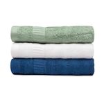 Mush 100% Bamboo Face Towel | Ultra Soft, Absorbent, & Quick Dry Towels for Facewash, Gym, Travel | Suitable for Sensitive/Acne Prone Skin | 13 x 13 Inches | 500 GSM Pack of 3