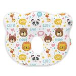 OYO BABY Memory Foam Baby Head Shaping Pillow, Baby Pillow for Preventing Flat Head Syndrome, 25 cm X 21 cm X 4.2 cm, 0months+, Animal Print