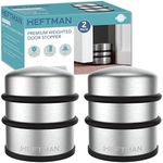 HEFTMAN Chrome Doors Stops - 2 Pack