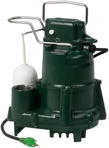 Zoeller 98-0001 115-Volt 1/2 Horse Power Model M98 Flow-Mate Automatic Cast Iron Single Phase Submersible Sump/Effluent Pump …