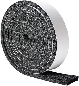 DOBTIM Pipe Insulation Foam Wrap Tape, Self Adhesive with High Resilience for Pipe Insulation Wrap 13 Ft x 2 Inch Wide x 1/2 Inch Thick