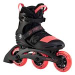 K2 Trio LT 100 Short Cuff 30F0128.1.1.080 Unisex Inline Skates Black/Coral