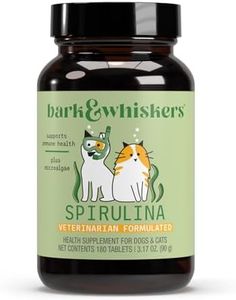 Dr. Mercola, SpiruGreen, for Cats and Dogs (180 Tablets), with Organic Spirulina and Microalgae,Organic Spirulina, Non GMO, Soy Free, Gluten Free