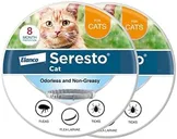Seresto Cat Vet-Recommended Flea & Tick Treatment & Prevention Collar for Cats, 8 Months Protection | (Pack of 2)
