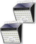 Amzxart Super Bright Solar Lights Outdoor, 40 LED Solar Motion Lights, Waterproof Solar Wall Lights for Outdoor Yard Path Lighting, Solar Step Lights Solar Security Lights Wireless,Set of 2