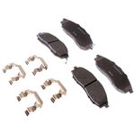 ACDelco Silver 14D830CHF1 Ceramic Front Disc Brake Pad Set with Clips