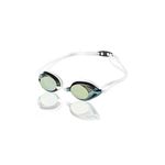 Speedo Unisex-Adult Swim Goggles Mirrored Vanquisher 2.0 - Manufacturer Discontinued,Gold/White