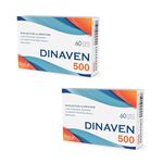 Dulàc - Hemorrhoids Treatment, Diosmin Hesperidin Supplement Dinaven 500, 120 Tablets, Varicose Veins, Piles Treatment, Spider Veins, Swollen Feet, Heavy Legs, Lipedema Treatment