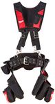 Milwaukee 48 22 8120 24 Pockets Contractors Work Belt with Suspension Rig - Red/Black 53" waists