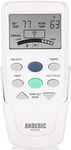 Anderic Replacement FAN-9T with Reverse Key Thermostatic Remote Control for Hampton Bay Ceiling Fans - FAN9T (FCC ID: L3HFAN9T, PN: FAN9TR, Works Receiver FAN10R, FAN-10R)