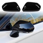 CKE for Toyota Camry 2025 2024 2023 2022 2021 2020 2019 2018 Accessories Auto Car Mirror Cover Rearview Mirror Guard Covers Door Side Exterior Decoration Trims -Glossy Black