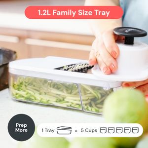 10-in-1 Vegetable Chopper – White Multi-Function Food Dicer
