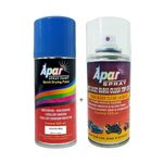 APAR Automotive Spray Paint Arizona Blue (RC Colour Name) + GC Compatible for Tata Tiago -225 ml (Pack of 2-Pcs)