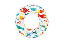 Intex 59241-1 Lively Print Swim Ring, Blue