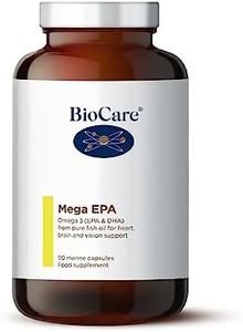 BioCare - Mega EPA Pure Fish Oil - Omega-3 Fatty Acids - Supports Heart, Brain & Eye Health - 90 Capsules