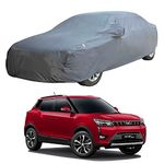 Oshotto/Recaro Dark Grey 100% Anti Reflective, dustproof and Water Proof Car Body Cover for Mahindra XUV 300