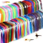 60 Bags Colors Crystal Flash Fly Ty