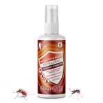 READY STEADY DEFEND Mosquito & Insect Repellent Spray 100ml | 100% Natural Formula | Repels Mosquitoes, Midges & Ticks | Up to 6 Hours Protection | DEET Free