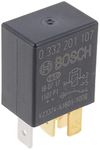 Bosch 0332201107 Micro Relay 12V 30A, IP5K4, Operating Temperature from -40 Degree to 100 Degree C, 5 Pin Relay