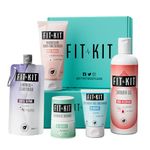 Fit Kit Starter Toiletry Set - Includes Body Wash Post Exercise - Caffeine Shampoo - Electrolyte Face Moisturiser - Magnesium Body Moisturiser - Rehydrating Deodorant - Gifts for Men and Women