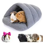 TUAKIMCE Guinea Pig Bed Soft Fleece Rat Bed Guinea Pig Bedding,Hamster Bed Sleeping Bag,Warm Slippers Guinea Pig House,Small Animal Bed Cave Nest for Hamster Chinchilla Small Hedgehog Turtle