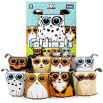 Box Buddies Foldimals Dogs - Pack of 8 Dog Paper Toys - Paper Craft for Kids, Pocket Money Toys, Stocking Fillers