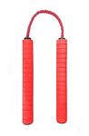 M N Traders Martial Arts Karate Fully Foam Covered Rope Nunchaku (Red)