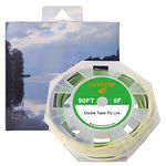 AventikTouch Double Taper Fly Fishing Line Long Taped Delicate Presentation Fly Floating Line (DT5F)