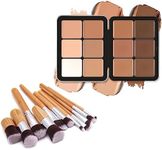 RoseFlower 12 Colors Foundation Con