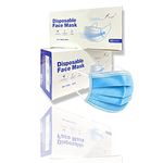 REQUISITE NEEDS Comfort Breathable Facial Cover 3 Ply Disposable Face Masks (Blue) (2000 PACK)